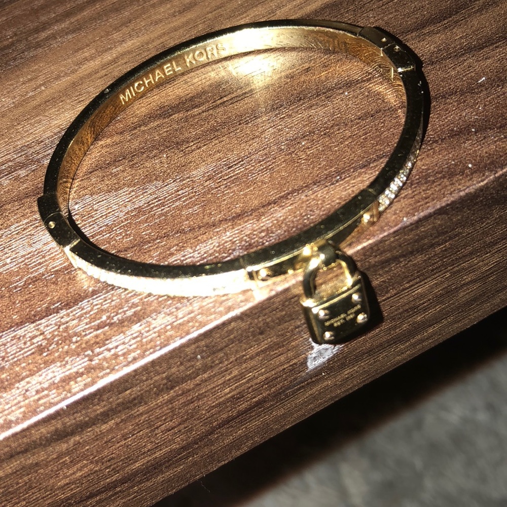 MK bangle with rhinestones